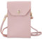 Depesche 11863 TOPModel - Handytasche mit 3 Innenfächern und einem Außenfach in Rosa, Umhängetasche aus genarbtem Kunstleder mit Träger-Schlaufe, einer weichen Innenseite und goldenen Akzenten