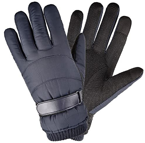 SOLO ACTFIT Winterhandschuhe Winddichte Thermohandschuhe Touchscreen rutschfeste Fahrrad Handschuhe Wasserdicht Skihandschuhe für Radfahren Laufen Motorrad Snowboard