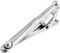 Krawattennadel Hochzeit, Krawattennadel Silber Edelstahl Perle Krawattenklammer Tie Clip 5.6-4.5CM Schmuck Geschenke