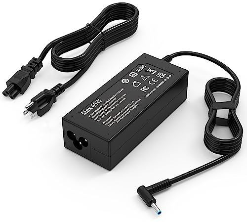 DECSZDY 45W 19.5V 2.31A HP Laptop Charger for HP Stream 11 13 14, Pavilion, Elitebook Folio, Spectre, Pavilion Touchsmart, Spectre Ultrabook AC Adapter Power Supply
