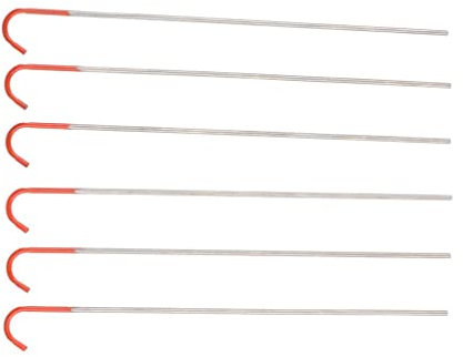 BESSTUUP 6 Packungen Outdoor Titan Zeltheringe Nagelhaken für den Außenbereich
