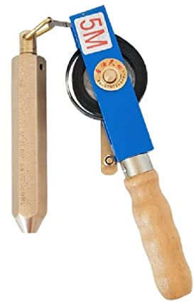Labstandard Oil Gauge Tape, Oil Tank Level Gauge Oil Tank Measuring Stick, Oil Sounding Tape Steel 5/10/15/20/25/30M For Fuel-Petroleum Brass Plumb Oil Tank Depth Measuring Tape