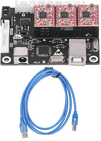 CNC-Steuerplatine, 3-Achsen-Lasergravierer-Steuerplatine, CNC-Graviermaschinen-Motherboard Mit USB-Schnittstelle, CNC-Lasermodul