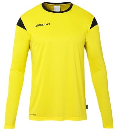 uhlsport Unisex Squad 27 Langarm Trikot, Limonengelb/Schwarz, 152 EU