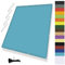 MENGH Parasol de jardin avec corde - Imperméable - Rectangulaire - Imperméable - 95 % - Bloc UV - Pour installations de jardin, camping et loisirs - Bleu lac - 2 x 4 m