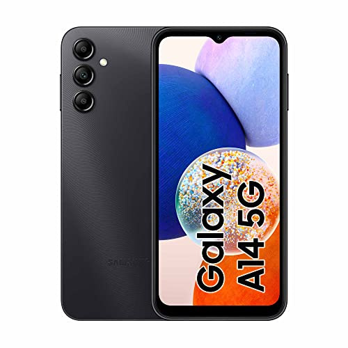 Samsung Galaxy A14 5G 64GB Black EU 16,72cm (6,6) LCD Display, Android 13, 50MP Triple-Kamera (Reconditionné)