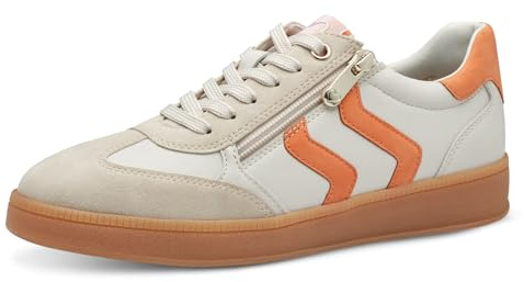 Marco Tozzi Damen Sneaker weiches Feel Me Wechselfußbett weiches Innenfutter Vegan Modern