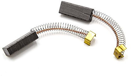 vhbw 2x spazzola carbone 6x9x23mm sostituisce Kirby 107189 per aspirapolvere + molla