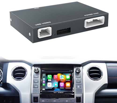 NAVIVOX Carplay Adaptateur sans Fil Carplay Kit de rénovation décodeur pour Toyota Touch2 et Entune2.0 2014-2019, Convient pour Tundra/4Runner/RAV4/Tacoma/Camry/Corolla/Avalon/Prius/Sienna/Highlander