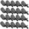 Uonlytech 50 Stück Regalstützennägel Regalklammern Regalstifte Regalpflöcke für Regale regal aufsatz schrank-zubehör Regalzubehör Schrank Regal Stift Schrank Heringe Regalträger Kleber Black