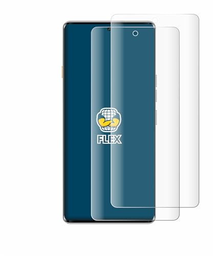 BROTECT Schutzfolie für Tecno Camon 40 Pro 5G | 2 Stück Transparenter Displayschutz Made in Germany Klare Full-Screen Folie Full-Cover 3D Curved Montage Kit