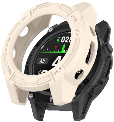 TINGYR Hülle kompatibel mit Garmin Descent G1, Anti-Drop-Stoßdämpfung.TPU-Schutzhüllen für Uhrenrahmen, Schutz, Schalenzubehör.Sternenlicht