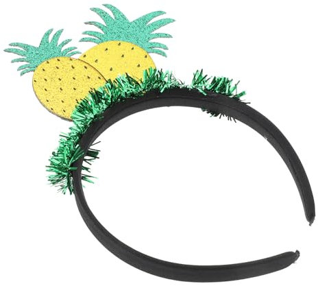 minkissy Haarband Mit Obstmotiv Für Mädchen Zum Anziehen Süßes Ananas-stirnband Glitzerndes Obst-haarband Sommer-ananas-stirnband Hawaii-haarreif Für Mädchen