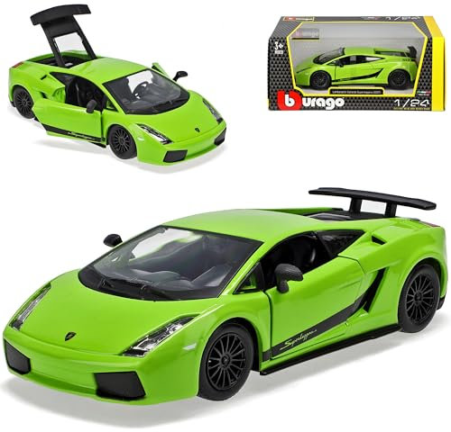 Generisch Lamborgihini Gallardo Superleggera Coupe Grün Ab 2007 1/24 Burago Modell Auto