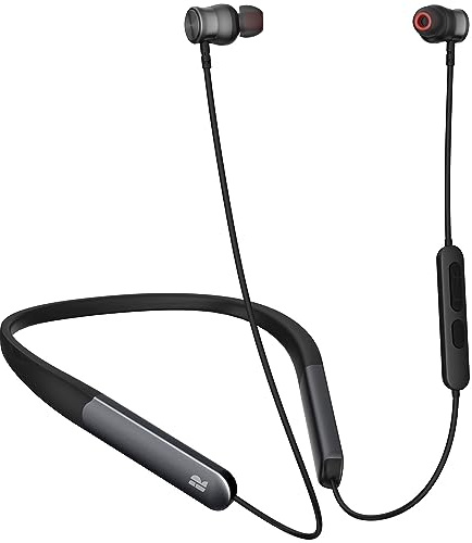 Rythflo Bluetooth Kopfhörer, 150 Stunden, Kabellose Nackenbügel Ohrhörer | IPX7 Wasserdicht Kopfhörer mit Mikrofon, ENC Mic, Deep Bass Magnetisches Kopfhörer