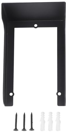 JoyousMall Metal Video Doorbell Cover for Blink for nest for arlo Eufy, Weatherproof Rain Sun Glare Shield Protector, Anti-Overheating Housing Case, Black