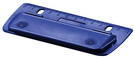 Herlitz Taschenlocher / Mini Locher / abheftbar / Farbe: blau