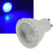 ChiliTec Led Strahler Blau 5W Leuchtmittel GU10 230V Spot Licht Beleuchtung Dekoration für Bühne Bar Theke