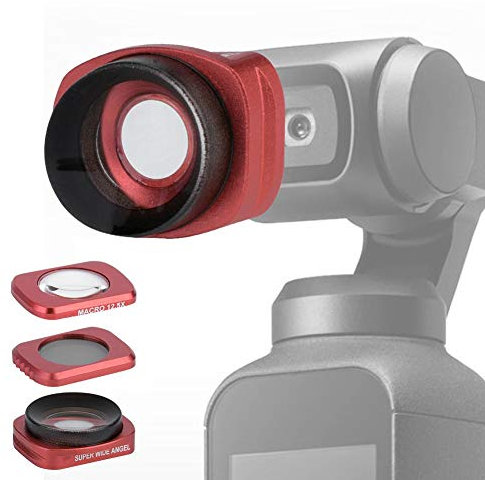 VBESTLIFE Lens for Osmo Pocket Camera, Wide Angle Filter CR 12.5X Macro Filters for CPL Lens 3pcs Accessories for DJI Osmo Pocket.