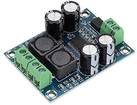 Digital Amplifier Board, TPA3118 Mono Channel Audio AMP High Power Digital Audio Power Amplifier Module 60W DC10-24V for Home Theater Speakers DIY