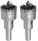 sourcing map 26mm Carbide Hole Cutter, Hole Saws for Stainless Steel Sheet Metal, High Density Carbide Tooth, 2pcs