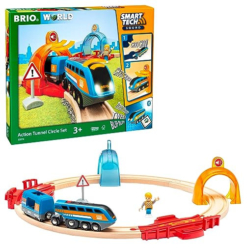 BRIO World 33974 - Smart Tech Sound Action Tunnel Starterset