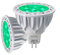 JSVSAL Lot de 2 ampoules LED vertes à intensité variable MR16 GU5.3 à base bi-broches 5W, AC/DC 12V basse tension, 40 degrés pour éclairage paysager, cour, jardin, arbre, piscine