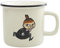 1pc carton mug Little My Lovely Moomin Family Milk Coffee Mug Breakfast Cup, white