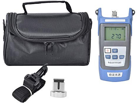 EVTSCAN Latest Fiber Optical Power Meter Light Source Optical Power Meter Handheld Fiber Optical Tester Fiber Testing Tool for Telecommunications Engineering Maintenance