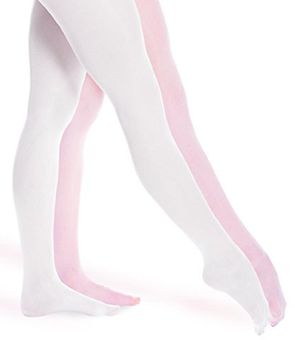 Rumpf 100 Strumpfhose Eve Damen Mädchen Ballett Tanz Sport Fitness Dance Gymnastik elastisch (Rosa, XXL)