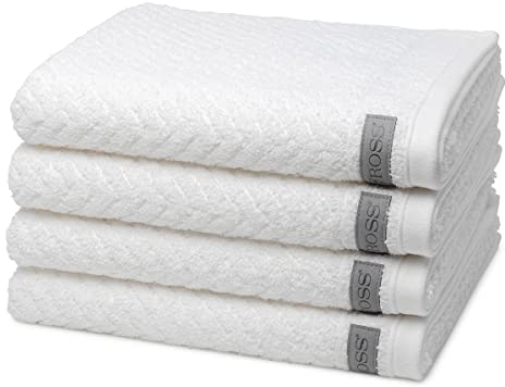 Ross - Smart - 4 X Handtuch - im Set (50 X 100cm Weiß)