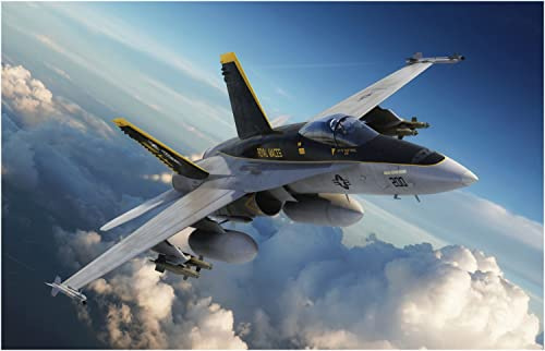 Kinetic Model Kits - Model Airplane F/a-18c Vfa-27 Royal Maces Kinetic 48114 1/48th Model Tank Promo