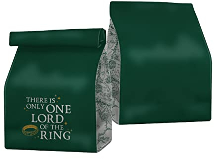 Half Moon Bay Bolsa almuerzo Señor de los anillos con aislamiento frio/calor-Bolsa térmica porta alimentos | Bolsa nevera-Bosa isotérmica-Merchandising El señor de los añillos, licencia oficial
