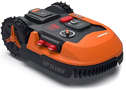 WORX Landroid Robot Mower WR147E.1 Lawn Mower up to 1000m²,Wireless Connected, Easy Installation, Mows in the Rain, Autonomous, Remote Control, Intelligent Mowing, Edge Cutting, 30-60mm Cutting Height