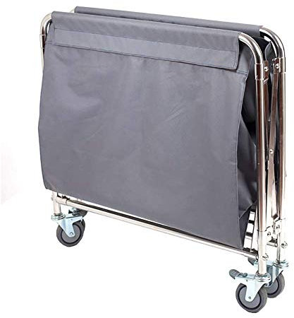 Diables de Stockage, Chariots Mobiles de Cuisine, Chariot à Linge Pliant avec Roue Universelle Chariot de Stockage for hôtel/Hall, Chariot à roulettes Pratique Peu encombrant