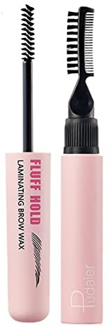 Eyebrow Gel, 2 Waterproof Eyebrow Glue with Natural Formula, Brow Freeze, Brow Makeup Liquid Eyebrow Styling Gel Set for Feathered Brows