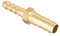 QUARKZMAN 8mm a 6mm Diámetro Recto Latón Espiga Manguera Montaje Reductor x 1uds Conector recto Adaptador para Manguera Conexión, Conector de Lengüeta de Latón [Dorado Tono]