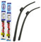 alca Flat Set of 2 Front Wiper Blades Fits Nissan Note 2006-2013 AH 2414