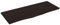 vidaXL Waschtischplatte, Multifunktional Arbeitsplatte mit Naturkante, Waschtischkonsole Tischplatte für Badezimmer, Holzplatte Platte, Dunkelbraun 100x40x2 cm Massivholz Behandelt