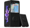 Keyihan Cover per Samsung Galaxy Z Flip5 (Z Flip 5) 5G con Supporto Anello a 360°Lanyard Cinturino da Polso Silicone liquido morbido Custodia Antiurto AntiGraffio Flessibile Slim (Nero)