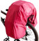 VAOLOAV 80L bis 100L Fahrrad Heckträger Regenschutz Fahrrad Kofferraum Regenschutz Hot Pink