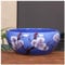 Bol à Poisson Pots de Plantes Aquarium En Céramique Salon Bureau Pot À Poisson Pour La Décoration Feng Shui, Vase Oriental Rétro TV Meubles, Bols De Bain D’oiseaux De Cour Corbeille De Fruits De Table