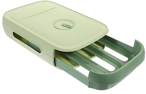 PartyKindom Type Storage Box Large Capacity Holder for Refrigerator Ventilation Openings Space-saving Kitchen Organizer