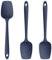 U-Taste Silikon Spatel Löffel 3er-Set, 250℃ Hitzebeständiger Antihaft-Gummischaberlöffel, Bpa Frei Flexibel Servierlöffel Küchenutensilien für Antihaftbeschichtetes Kochgeschirr (Mitternachtsblau)