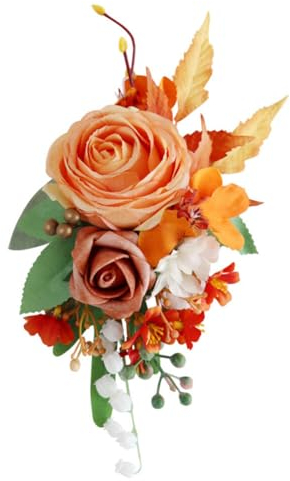 Huamengyuan Blumen Hochzeitsdeko Kunstblumen Hortensien Brautstrauß blumenstrauß Unechte Blumen Deko Seidenblumen Kunstblumenstrauß künstlich Blumenarrangements Hochzeit Zimmerdeko
