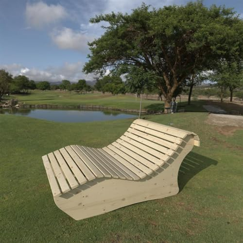 TUGA - Holztech Relaxliege Heiner Gartenliege 70cm Fichte