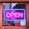 LightingWill Open Neon Schild, Open Schild LED mit 12V Ein/Aus Adapter, Open Leuchtreklamen für Business Light Up Sign für Bar, Salon, Store, Cafe, Shop, Club, Blau/Rosa, Horizontal