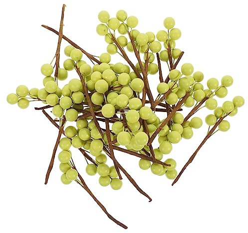 ORFOFE Weihnachtsbeeren 30 Stück Künstliche Beerenstiele Dekorative Weihnachtsbaum-Picks