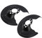 Hajus 6151116 2x Spritzblech Ankerblech Bremsscheibe Abdeckblech Hinten Links Rechts für Opel Astra G Astra H Combo Corsa C Combo Meriva Zafira 90498290