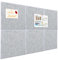 Okydoky Filz Pinnwand Selbstklebend, 90x60 cm, 6 Stück 30x30cm Bulletin Board Keramikfliese visuelle Pinnwände, Korkbrett, Filz-Pinnwände für Home Office Klassenzimmer Wanddekoration(GY-3030, 6pc).DE